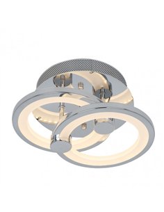 Plafon Sydney 32w 3000-4000-6500k Cromo 14x30x20 Cm 4160 Lm Regulable 2