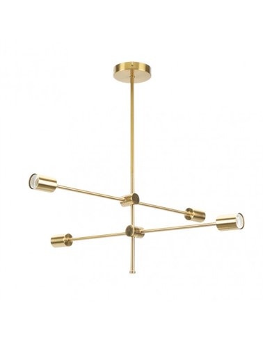 Lampara Jerusalen 4xe27 Bronce 64x71x71 Cm