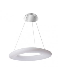 Colgante Paris Gr 60w 3000-4000-6500k Blanc/plata 5100Lm Regx73x48 Cm C/remoto