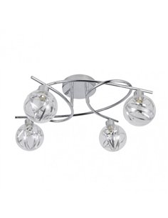 Plafon Varanasi 4xg9 Cromo 20x32x40 Cm