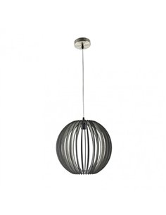 Colgante Bubinga Bola 1xe27 Madera Cafe Regx35x35 Cm