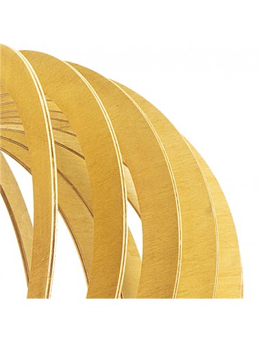 Colgante Olmo 1xe27 Madera Natural Regx45x45 Cm