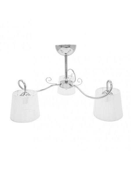Lampara Cuzco 3xe14 Cromo 37x60x60 Cm