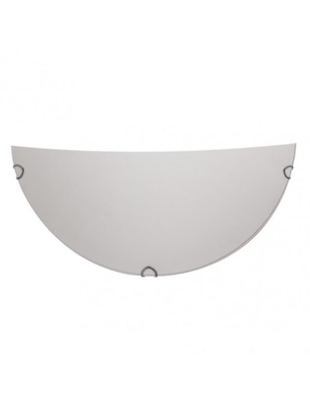 Aplique Media Luna Avis 1xe27 Blanco 25x12