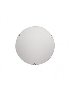 Plafon Redondo Avis 1xe27 Blanco 25x25x6 Cm