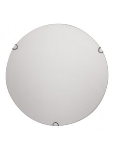 Plafon Redondo Avis 3xe27 Blanco 40x40x7 Cm