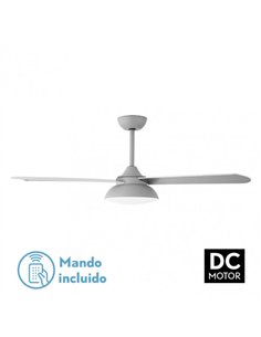Ventilador Dc Umi 24w Gris 3Asp.rev. Gris/haya 132d 2950lm 3000-4000-6000k  2tijas  C/remoto