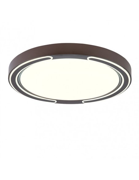 Plafon 72w Asher Marron 3000-4000-6500k 5616lm  6x50x50cm Remoto+reg.int+memoria