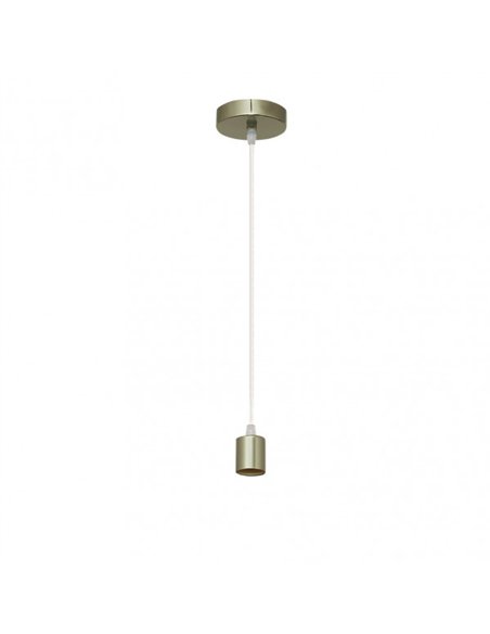 Arm.colgante Cara 1xe27 Cuero Regx10x10 Cm