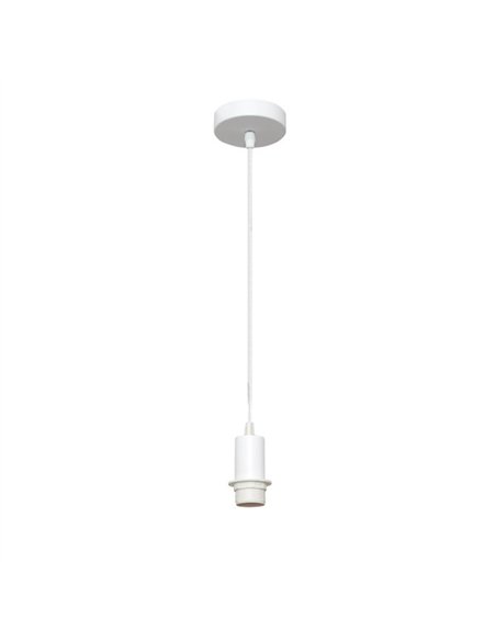 Arm.colgante P/pantalla Cara 1xe27 Blanco Regx10x10 Cm
