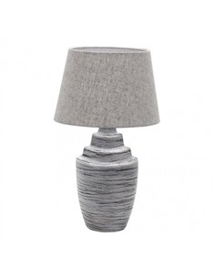 Sobremesa Ceramica Tui 1xe27 Zinc Pantalla Gris 41