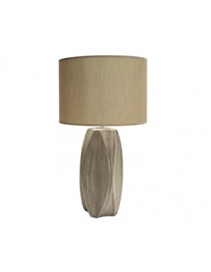 Sobremesa Ceramica Cox 1xe27 Arena Pantalla Beis 54