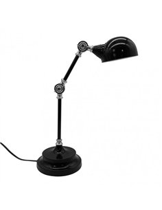 Flexo Adal 1xe14 Negro/cromo 48x15x32 Cm Articulable