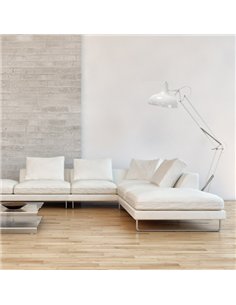 Pie Salon Articulable Malik 1xe27 Blanco 163x30x80 Cm 2