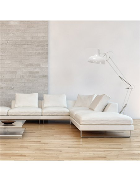 Pie Salon Articulable Malik 1xe27 Blanco 163x30x80 Cm