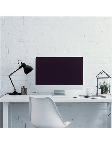 Flexo Igor 1xe14 Negro 50x15x35 Cm  Articulable