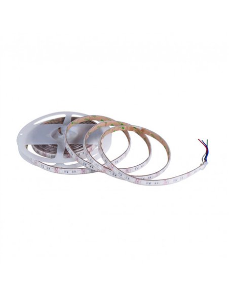 Rollo De Cinta Led 5m 60w Rgb 12v Freya Ip65 10mm 4000lm Estanco Corte Cada 5cm 60led/m