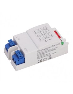 Sensor Movimiento Y Luz Detector Ip20 Blanco 3