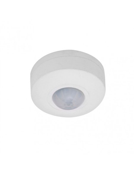 Sensor Movimiento Detector Ip20 Blanco 4x8x8 Cm  360º Alcance Hasta 6 M