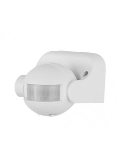 Sensor Movimiento Detector Ip44 Blanco 8x8