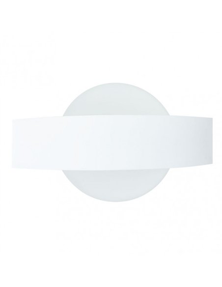 Aplique Barredor De Pared Circ.8w 4000k Arco Blanco 630 Lm Ip20 13x24x5 Cm