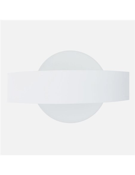 Aplique Barredor De Pared Circ.8w 4000k Arco Blanco 630 Lm Ip20 13x24x5 Cm