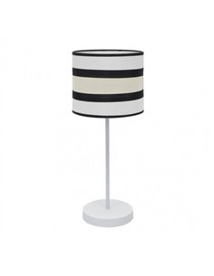 Sobremesa Peq. Karla 1xe14 Blanco/beis 42x17x17 Cm