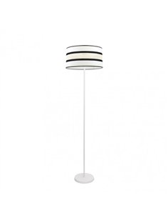 Pie Salon Karla 1xe27 Blanco/beis 149x40x40 Cm