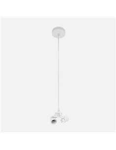 Arm. Colgante Cara 3xe27 Blanco M10 Regx10x10 Cm 2