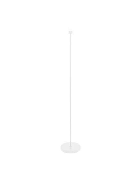 Arm. Pie De Salon Cara 1xe27 Blanco 148x25x25 Cm