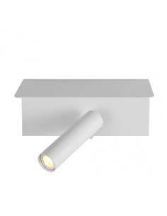 Aplique 3w 4000k Leonardo Blanco C/estante Y Usb  150lm C/interruptor 14x18x14cm Orientb 2