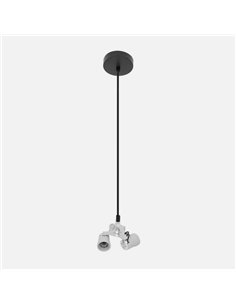 Arm. Colgante Cara 3xe27 Negro M10 Regx10x10 Cm 2