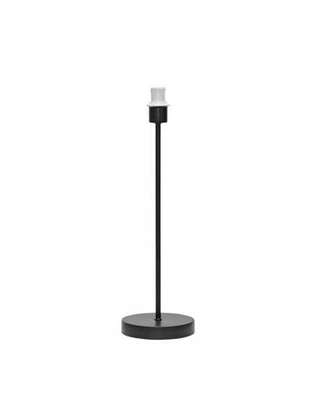 Arm.sobremesa Alto Cara 1xe27 Negro 47x13x13 Cm