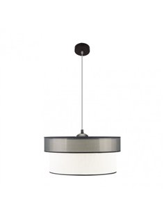 Colgante Felix Negro/blanco 1xe27 Regx50x50 Cm