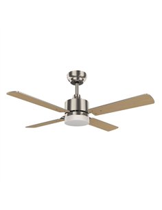 Ventilador 18w Dc Hupe Niquel 4 Asp.6 Vel.107d  Remoto 2