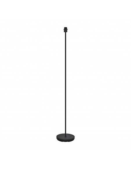 Arm. Pie De Salon Cara 1xe27 Negro 148x25x25 Cm