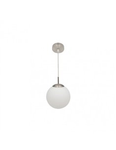 Colgante Astro 1xe27 Blanco/niquel Regx20x20 Cm