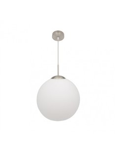 Colgante Astro 1xe27 Blanco/niquel Regx35x35 Cm