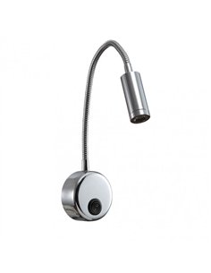 Aplique 3w 4000k 285lm Edgar Cromo 40x7x19 Cm C/interruptor