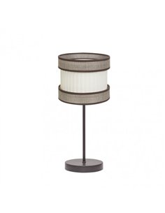 Sobremesa Peq. Home 1xe14 Marron/marron-beis 45x18x18 Cm