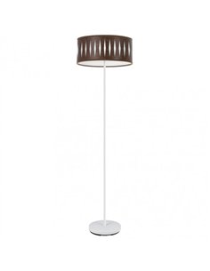 Pie Salon Piron 1xe27 Blanco/oxido 165x40x40 Cm