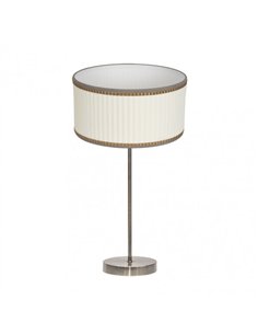 Sobremesa Alto Soprano 1xe27 Cuero/beis 60x30x30 Cm