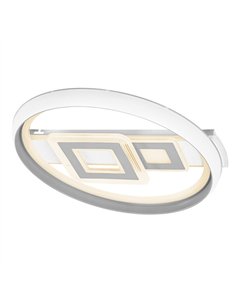 Plafon 80w Sucre 3000-4000-6500k  Blanco/gris 7x51x51 Cm Reg.Intensidad 2