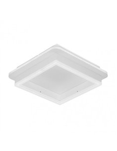 Plafon 41w 3000-4000-6000k Elma Blanco 7x24x24 3895 Lm C/memoria De Color De Luz