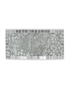 Aplique Rectang. Tenor 1xe27 Cromo Mosaico 17x32