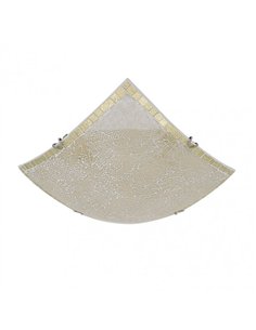 Plafon Cuadrado Tenor 3xe27 Ambar Mosaico 10x40x40 Cm 2