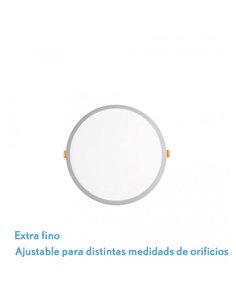 Downlight 8w 5500k Blanco Lejania 1x12x12cm  760lm Empotrar Corte Ajustable 5-10
