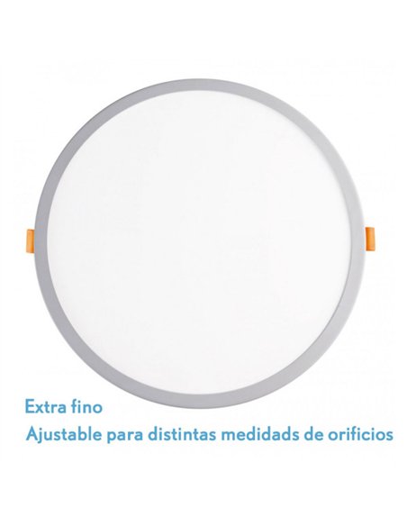 Downlight 20w 5500k Blanco Lejania 1x23x23 Cm 1900lm Empotrar Corte Ajustable 5-21d