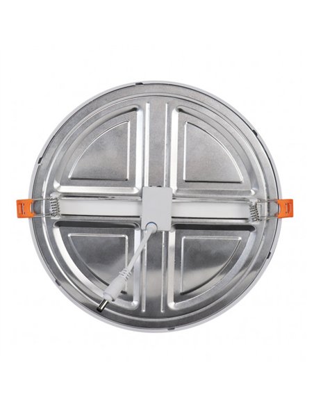 Downlight 20w 5500k Blanco Lejania 1x23x23 Cm 1900lm Empotrar Corte Ajustable 5-21d
