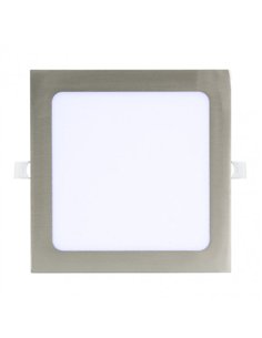 Downlight Basalto 24w 6500k Niquel Cuadrado 2040lm 2